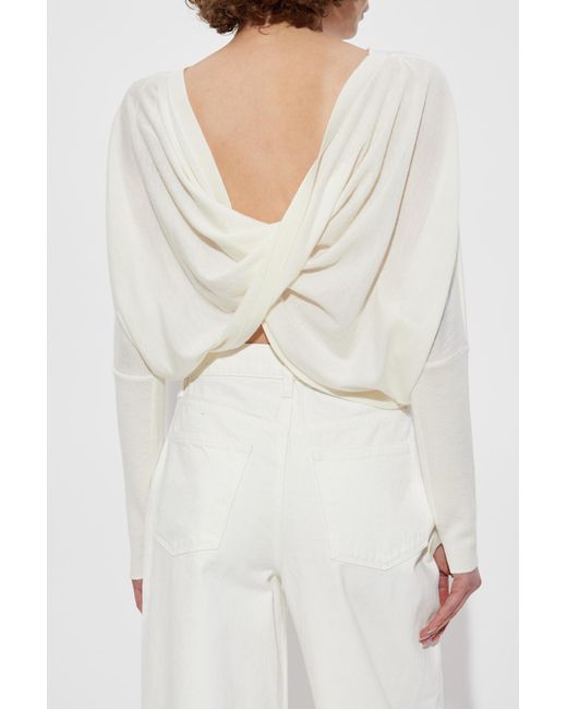 AllSaints White Sweater Julieana