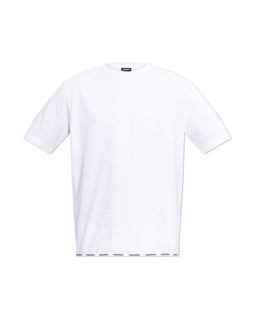 DSquared² White T-Shirt From The 'Underwear' Line for men