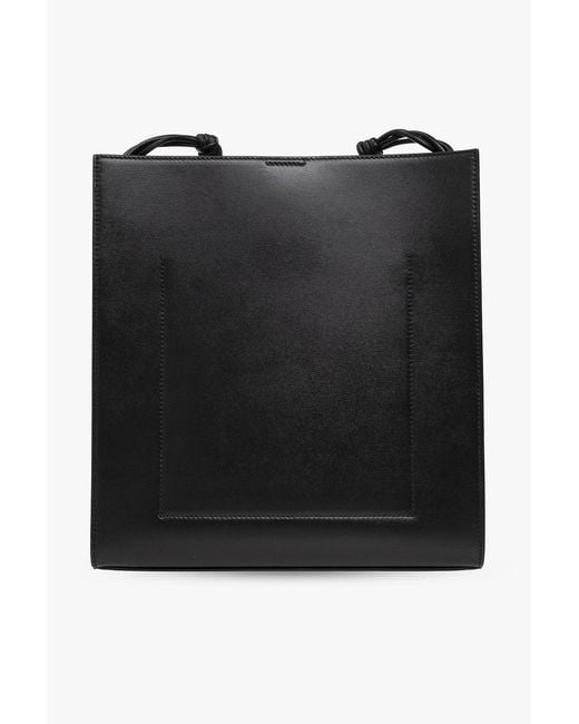 Jil Sander Black 'Tangle Medium' Shoulder Bag