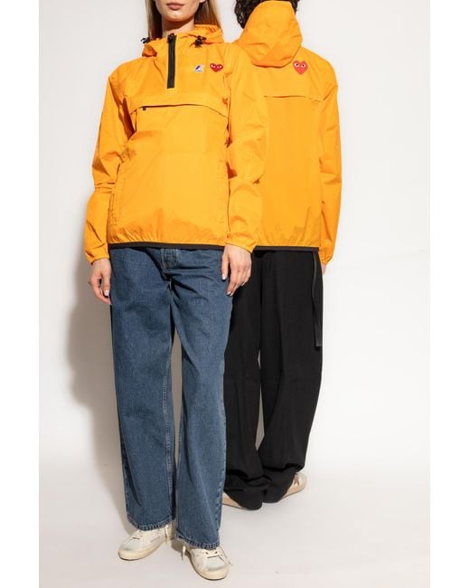 COMME DES GARÇONS PLAY Orange Comme Des Garçons X K-Way