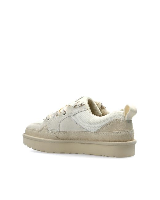 Ugg White Sports Shoes 'W Lo Lowmel'