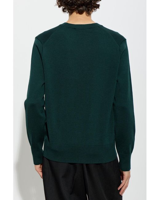 AMI Green Wool Sweater