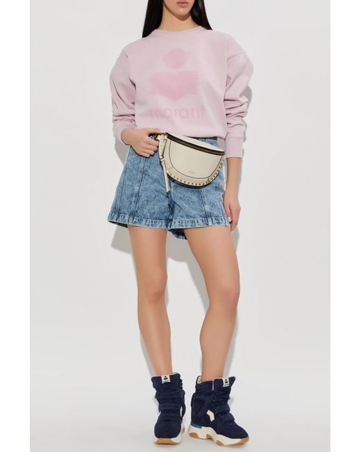 Isabel Marant Blue Sweatshirt 'Mobyli'
