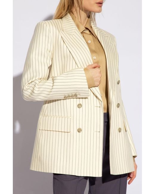 Tom Ford Natural Double-Breasted Jacket