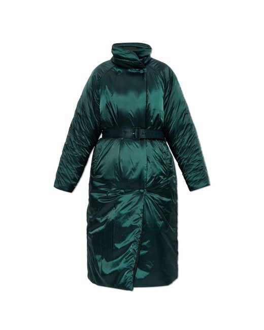 LACOSTE RUNWAY Green Insulated Coat