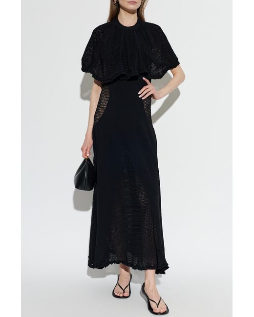 Lanvin Black Off-Shoulder Dress