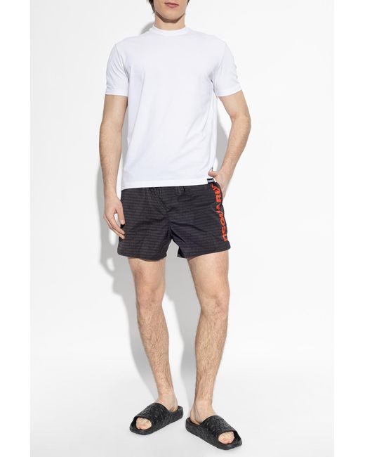 DSquared² White Underwear T-Shirt With A Crew Neck for men
