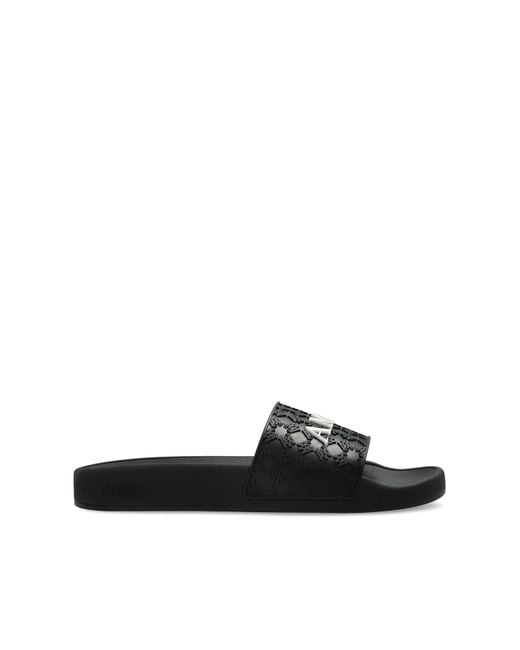 Amiri Black Rubber Flip-Flops