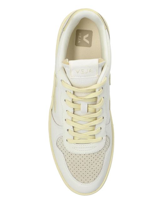 Veja White Sneakers V-10 Prime Leather for men