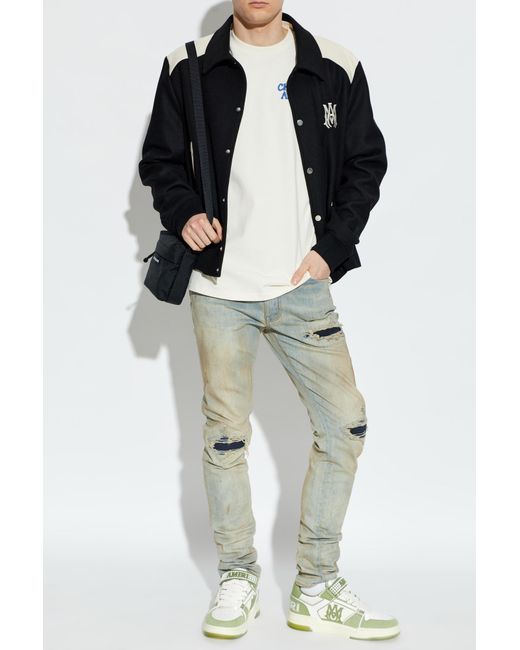 Amiri Green Jeans With 'Vintage' Effect for men