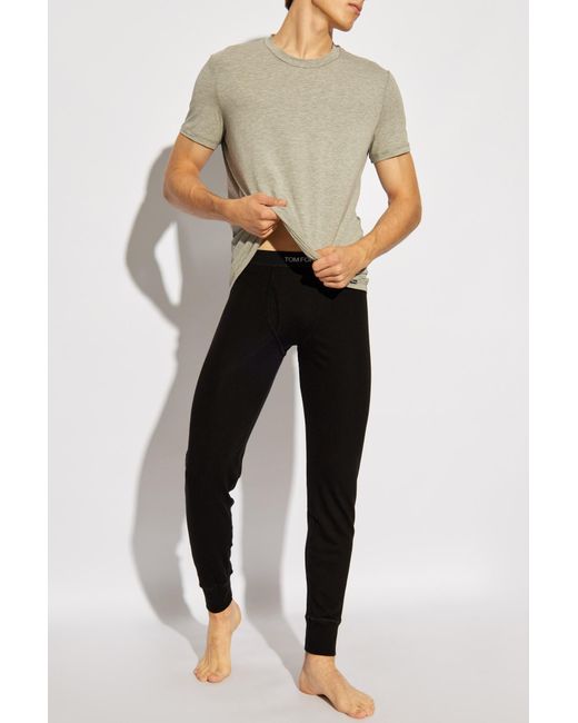 Tom Ford Gray T-Shirt From The 'Underwear' Collection for men