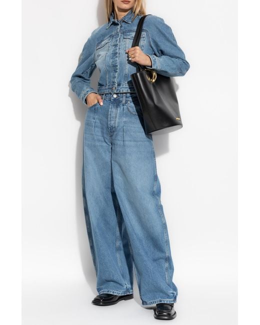 Jacquemus Blue "Ovalo" Jeans