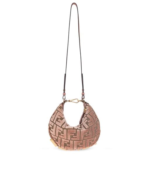 Fendi Black Shoulder Bag 'Graphy Mini'