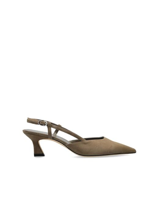 Stuart Weitzman Natural "Vinnie" Shoes