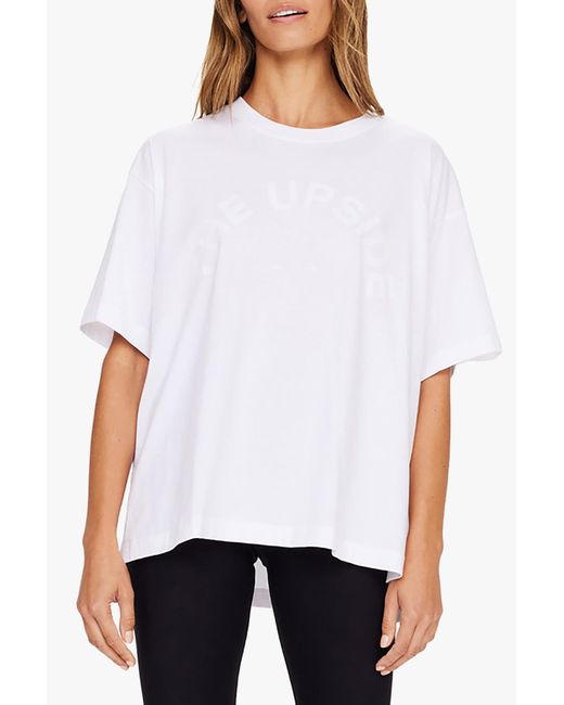 The Upside White T-Shirt "Laura"