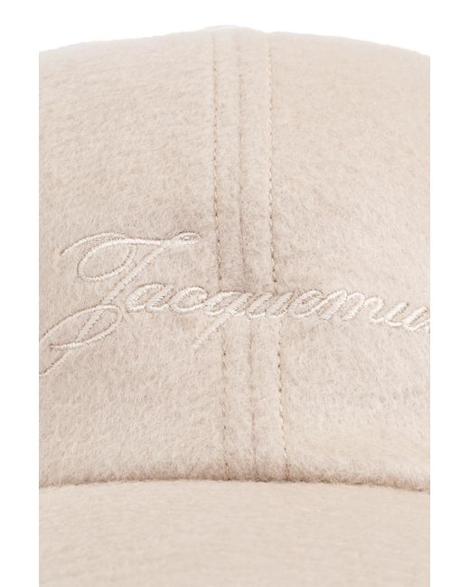 Jacquemus Natural Wool Hat