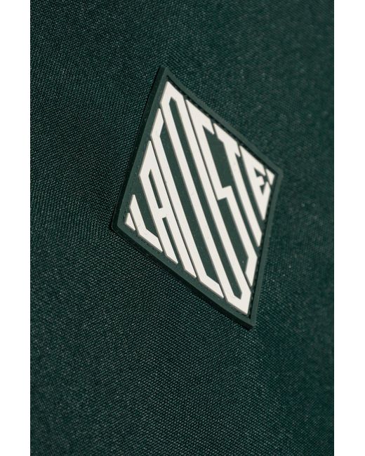 LACOSTE RUNWAY Green Jacket With Logo for men