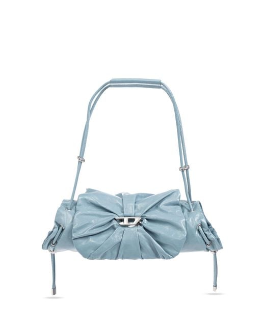 DIESEL Blue Shoulder Bag Scrunch-D
