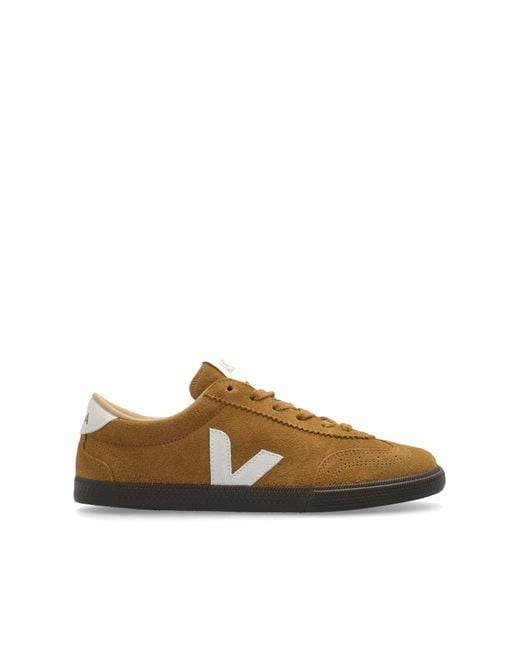 Veja Brown Sports Shoes Volley Suede