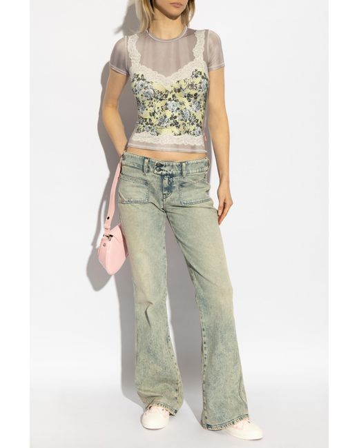 DIESEL Multicolor T-Shirt T-Ileni A16603