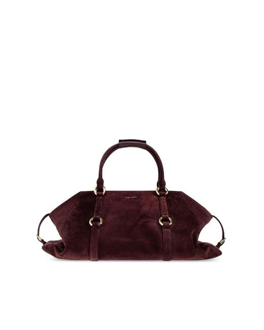 Alexander McQueen Red Farringdon Maxi' Hand Bag