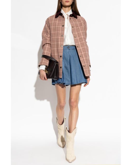 Emporio Armani Blue Skort
