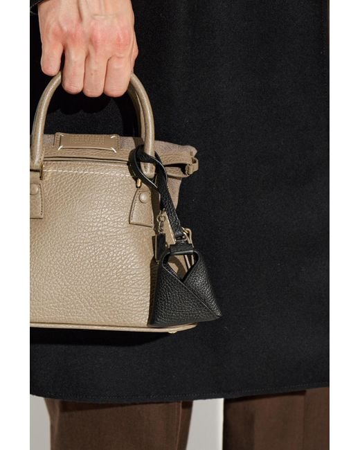 MM6 by Maison Margiela Black Leather Pendant