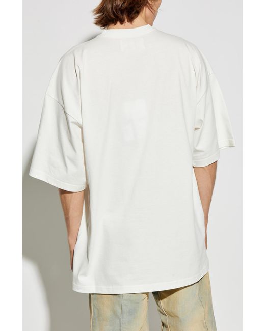 PDF White T-Shirt With Print for men