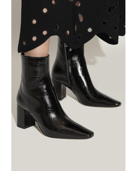 MICHAEL Michael Kors Black Heeled Ankle Boots 'Elise'