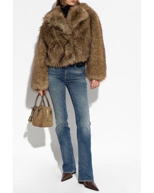 Stand Studio Blue "Samara" Faux Fur