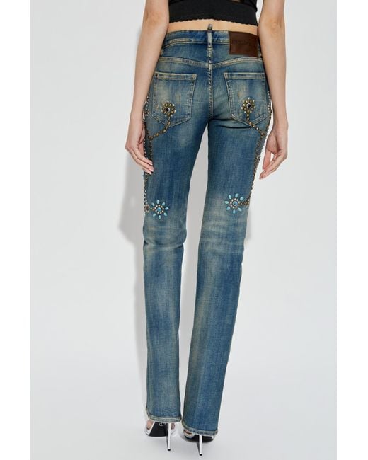 DSquared² Blue Flare Jeans