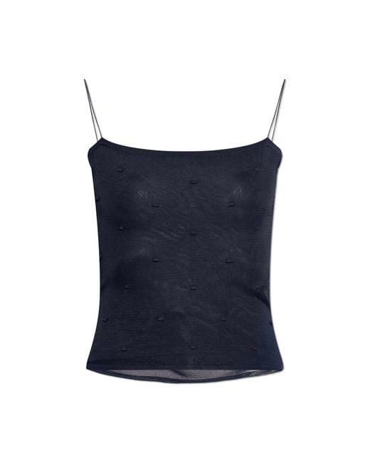 Jacquemus Blue Top With Straps