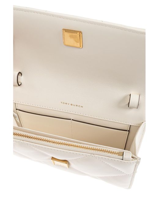 Tory Burch Natural Handbag `kira Diamond`,