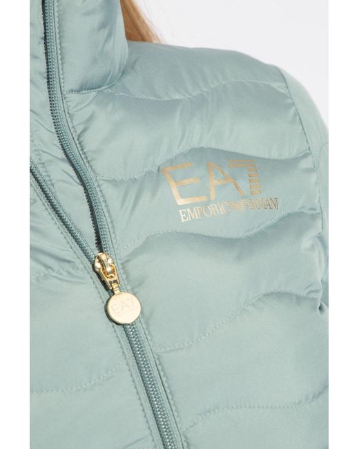 EA7 Green Quilted Jacket,