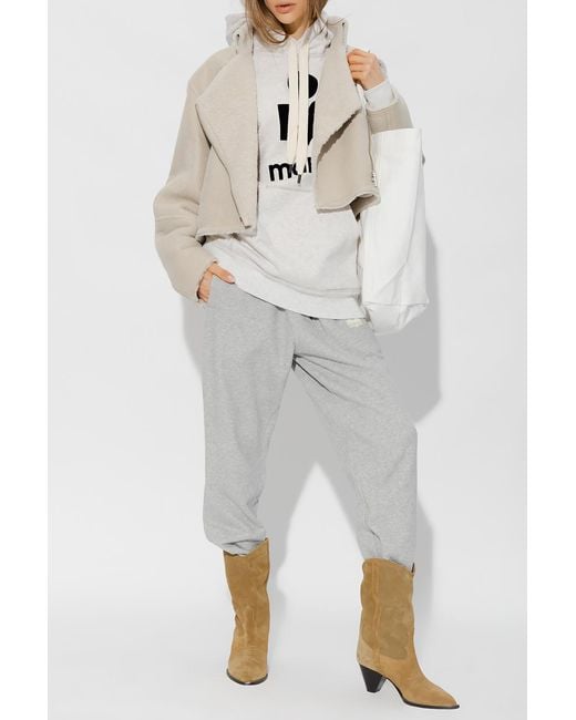 Isabel Marant White Marant Etoile Mansel Hoodie