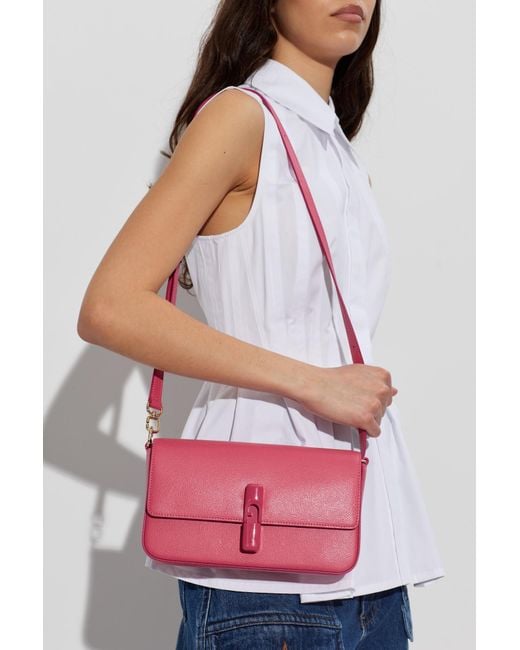 Furla Pink "Iride Small" Shoulder Bag
