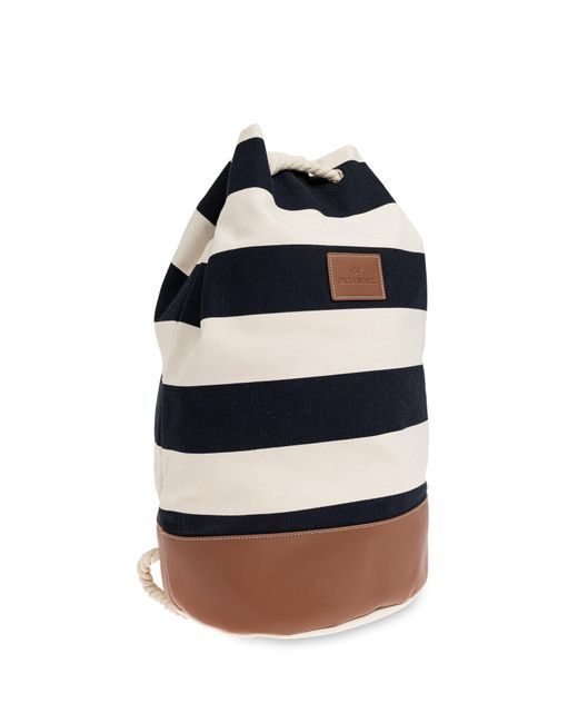 Paul & Shark Blue 'Drawstring' Backpack for men