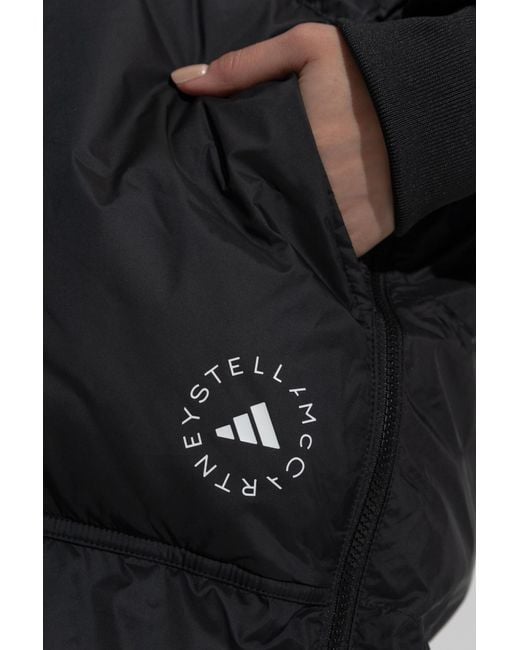 Adidas By Stella McCartney Black Quilted Coat