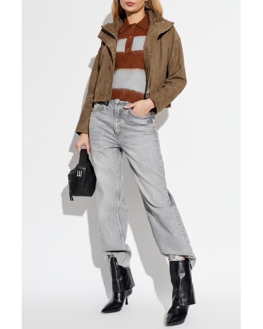 AllSaints Natural Suede Jacket "Ryder"