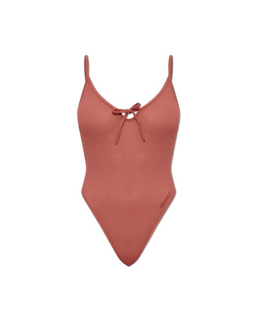 DSquared² Red Bodysuit With Straps
