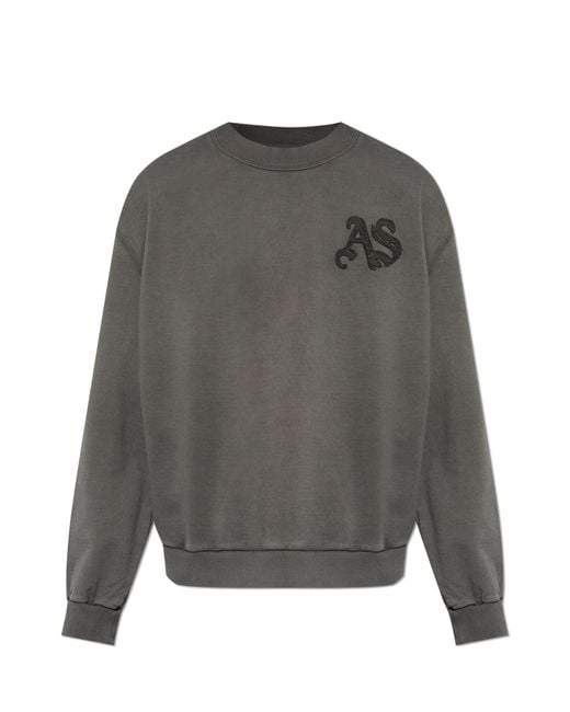 AllSaints Gray "Insignia" Sweatshirt for men