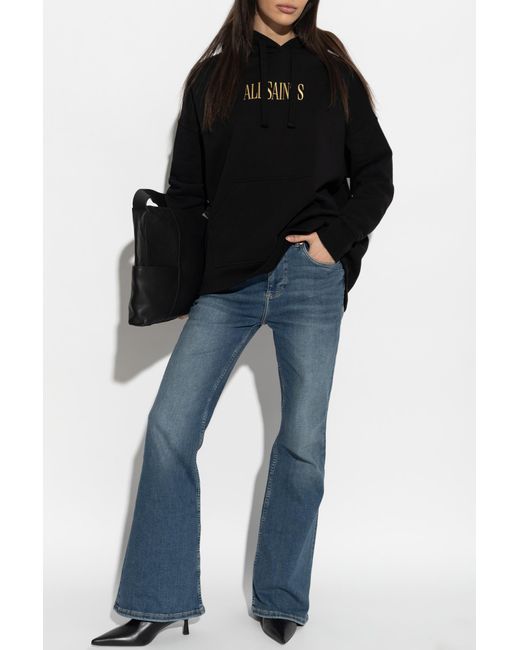 AllSaints Black 'Core' Sweatshirt