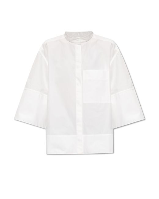 Jil Sander White Short-Sleeved Shirt