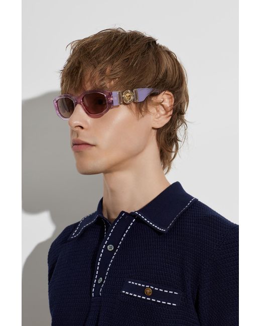 Versace Pink Sunglasses for men