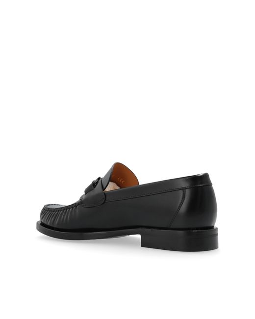 Ferragamo Black Loafers Shoes for men