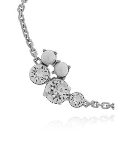 Givenchy Black Bracelet With Shimmering Crystals