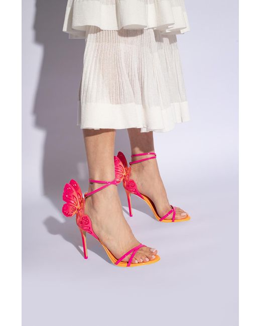 Sophia Webster Pink 'chiara' Heeled Sandals,
