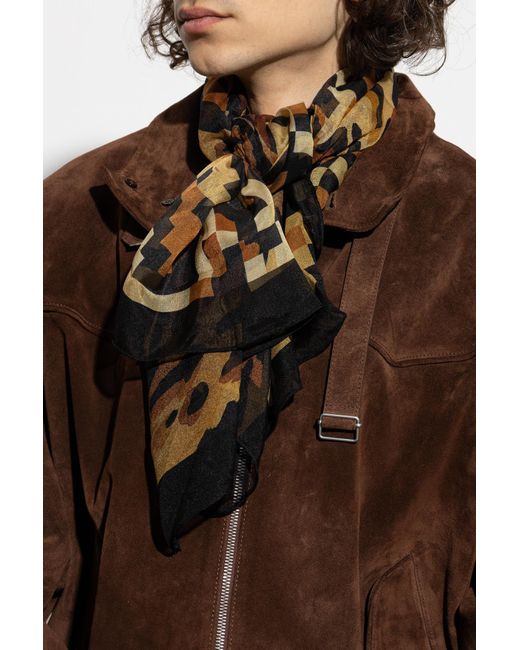 Moschino Natural Silk Scarf