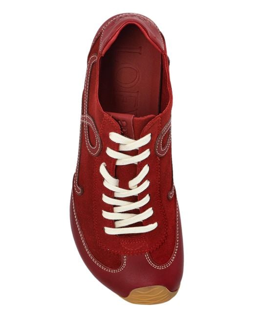 Loewe Red "Ballet Runner 2.0" Sports Shoes