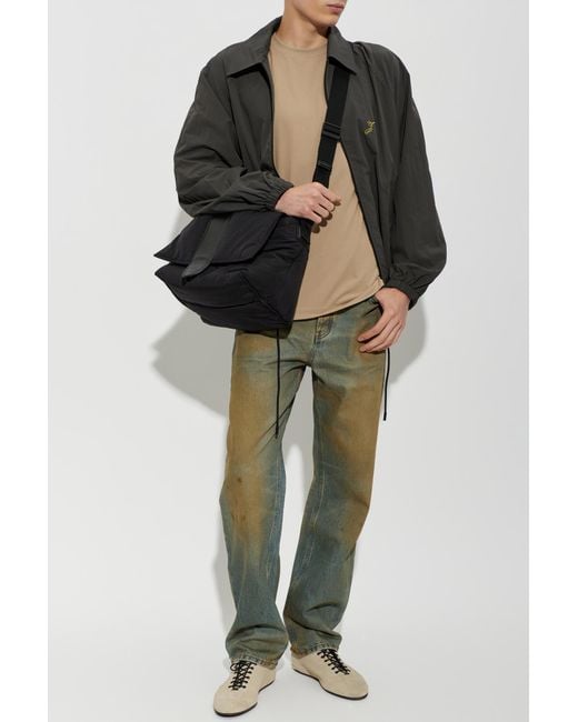 Jacquemus Natural Oversized 'Rond Carre' T-Shirt for men